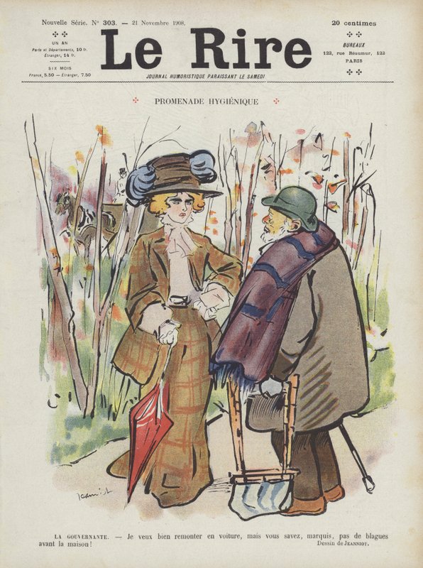 Le Rire için İllüstrasyon by Pierre Georges Jeanniot
