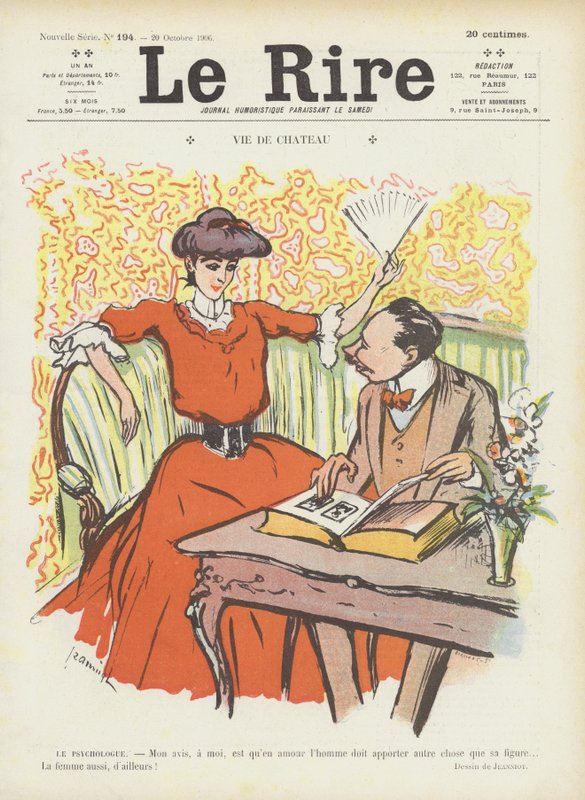 Le Rire için İllüstrasyon by Pierre Georges Jeanniot