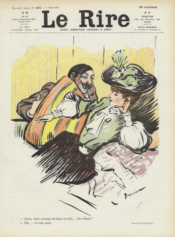 Le Rire için İllüstrasyon by Pierre Georges Jeanniot
