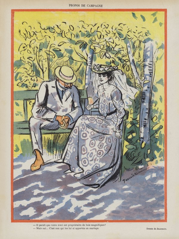 Le Rire için İllüstrasyon by Pierre Georges Jeanniot