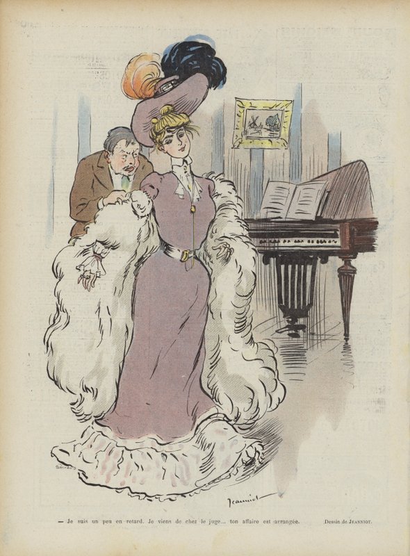 Le Rire için İllüstrasyon by Pierre Georges Jeanniot