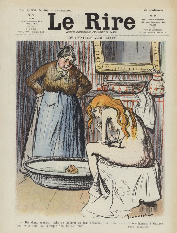 Le Rire için İllüstrasyon by Pierre Georges Jeanniot