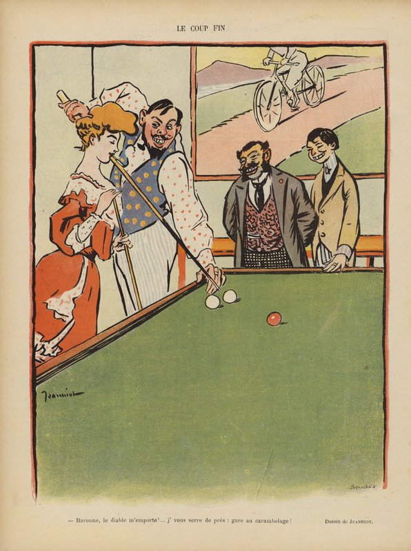 Le Rire için İllüstrasyon by Pierre Georges Jeanniot