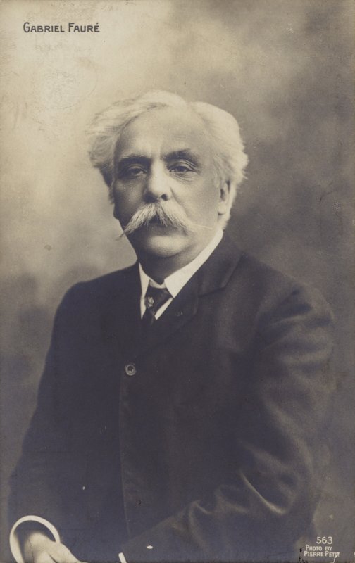Gabriel Faure, Fransız besteci, orgcu, piyanist ve öğretmen (1845-1924) by Pierre Petit
