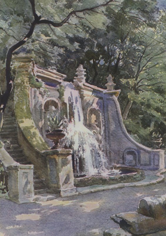 Frascati, Villa Aldobrandini by Pierre Vignal