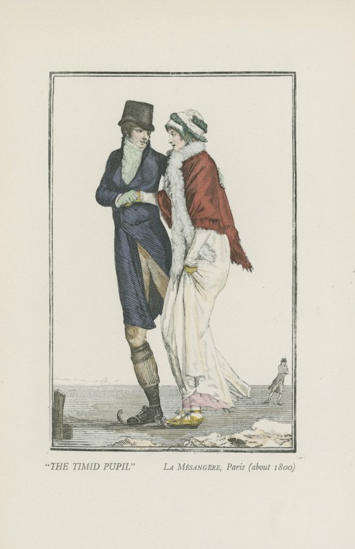 Timid Pupil, Paris (about 1800)  by Pierre de La Mesangere