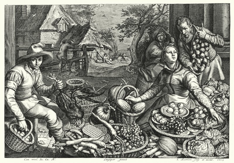 Sebze ve Kanatlı Satıcıları by Pieter 150708 75 after Aertsen