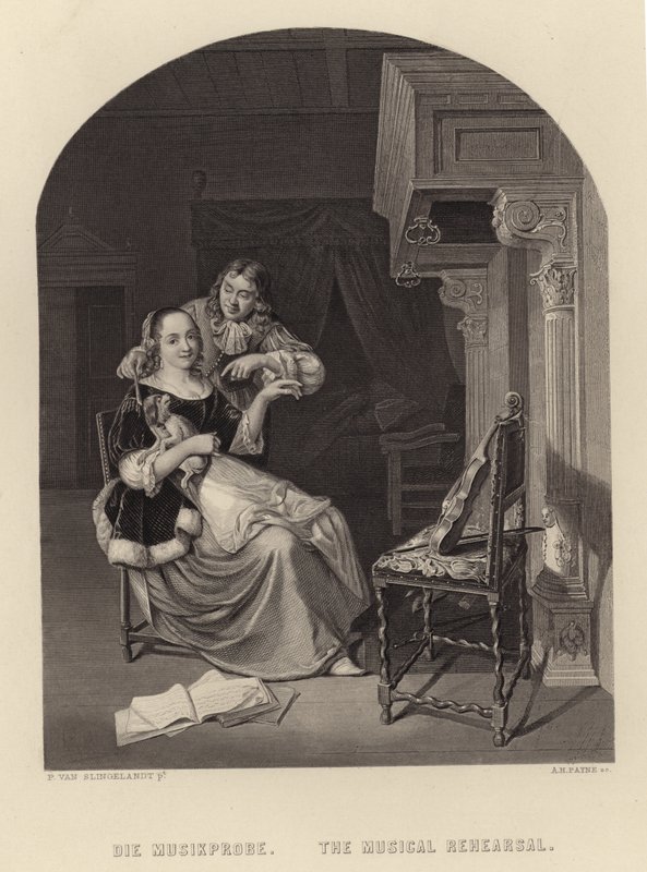 Müzikal Prova by Pieter Cornelisz van Slingelandt