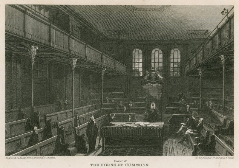 Avam Kamarası İçişleri, Westminster, Londra by Pieter Jansz. Quast