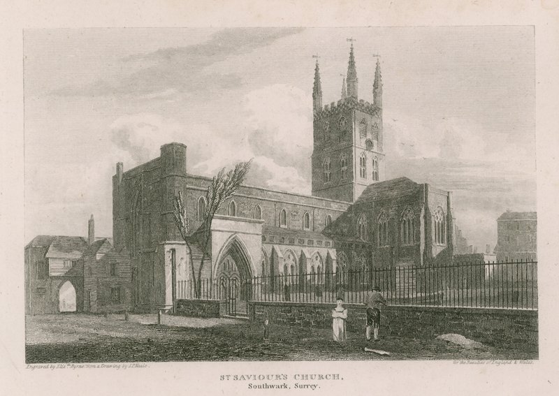 Aziz Kurtarıcı Kilisesi, Southwark, Surrey by Pieter Jansz. Quast