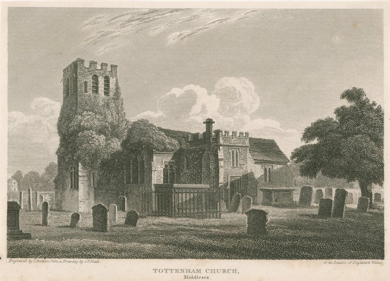 Tottenham Church, London  by Pieter Jansz. Quast