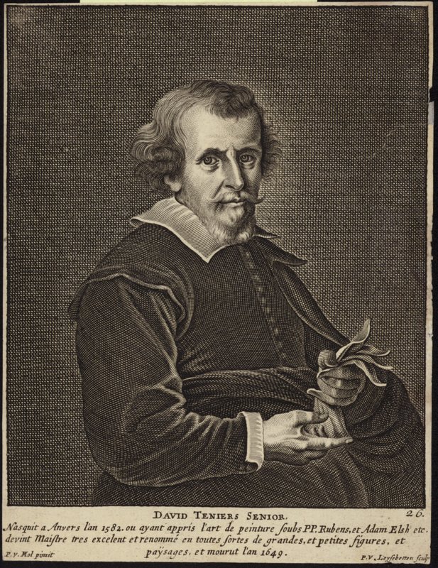 ಡೇವಿಡ್ ಟೆನಿಯರ್ಸ್ ಹಿರಿಯ ಟರ್ಕಿಯ ಭಾವಚಿತ್ರ by Pieter van Mol