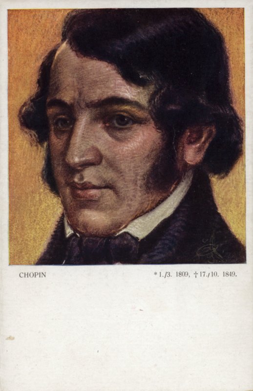 Frederic Chopin, Polonyalı besteci ve piyanist (1810-1849) by Polish School