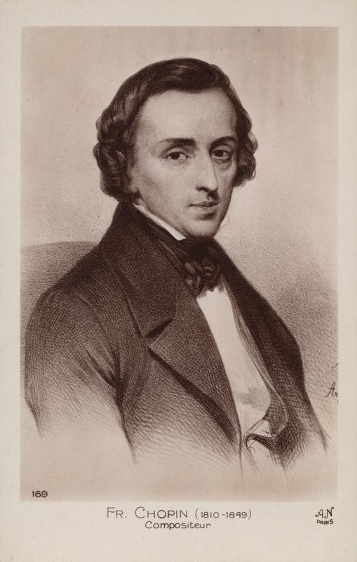 Frederic Chopin, Polonyalı besteci ve piyanist (1810-1849) by Polish School