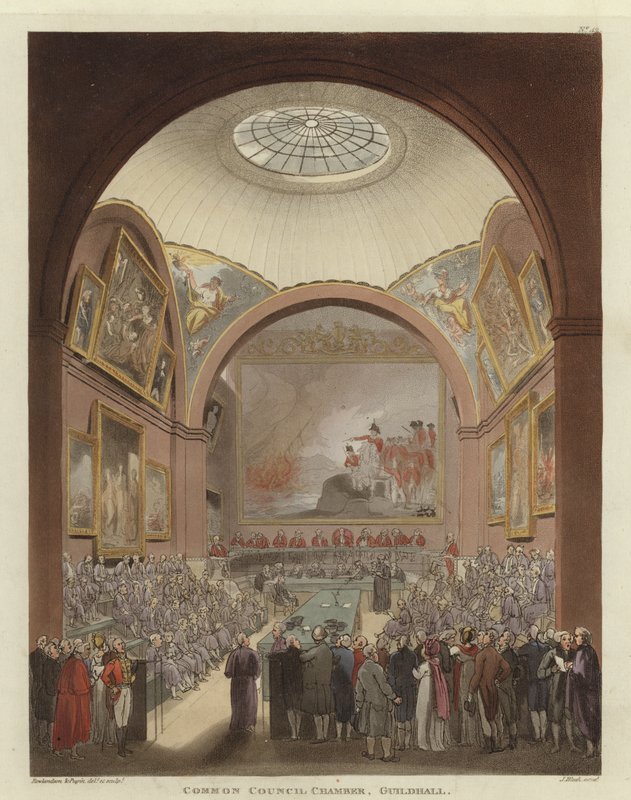 Ortak Konsey Odası by Pugin and Rowlandson