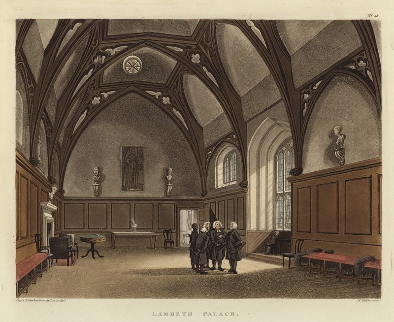 Lambeth Sarayı by Pugin and Rowlandson