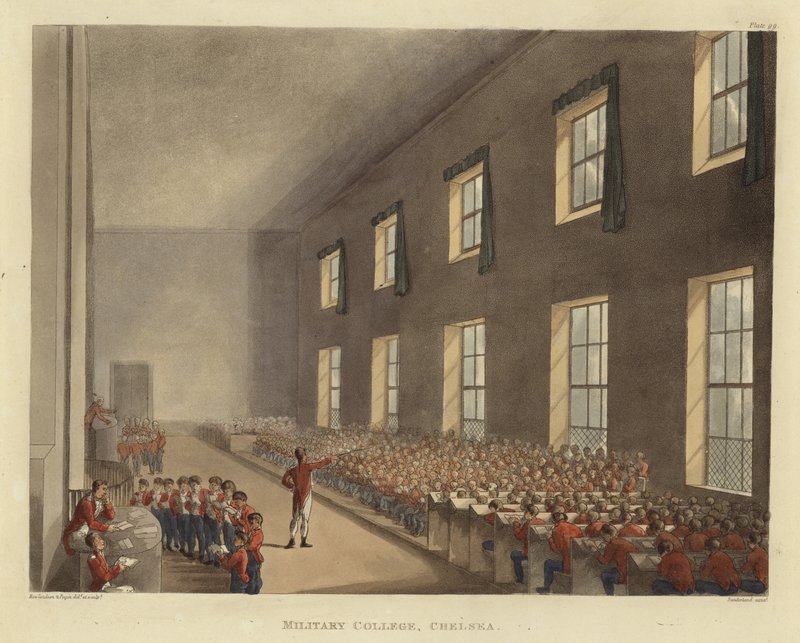 Askeri okul by Pugin and Rowlandson