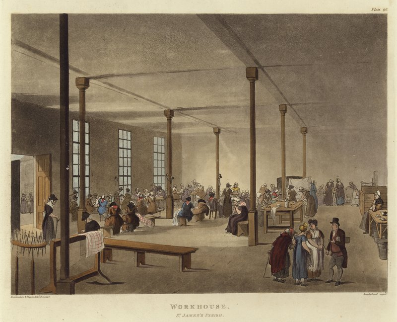 tımarhane by Pugin and Rowlandson