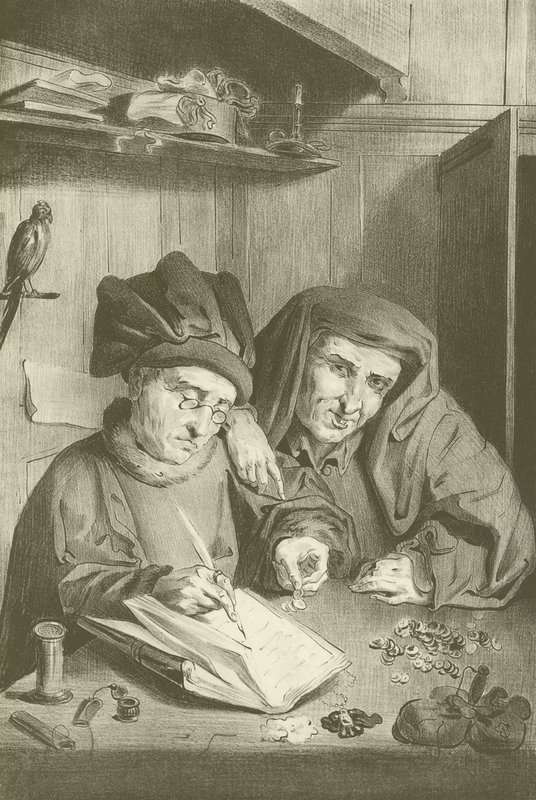 Vergi Tahsildarları by Quentin Massys or Metsys