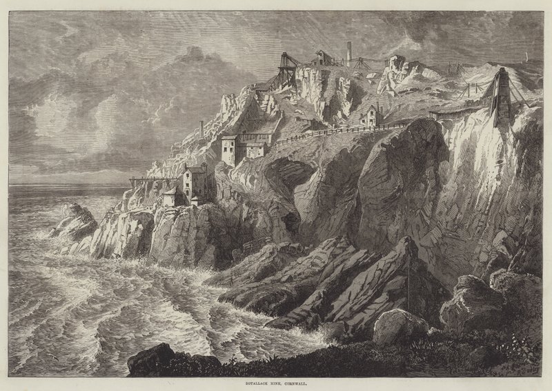 Botallack Madeni, Cornwall by R. Dudley