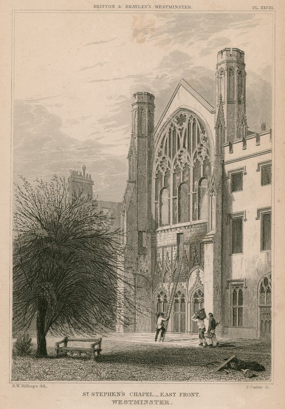 Aziz Stephen Şapeli, Westminster, Londra, doğu cephesi by R. W. Billings