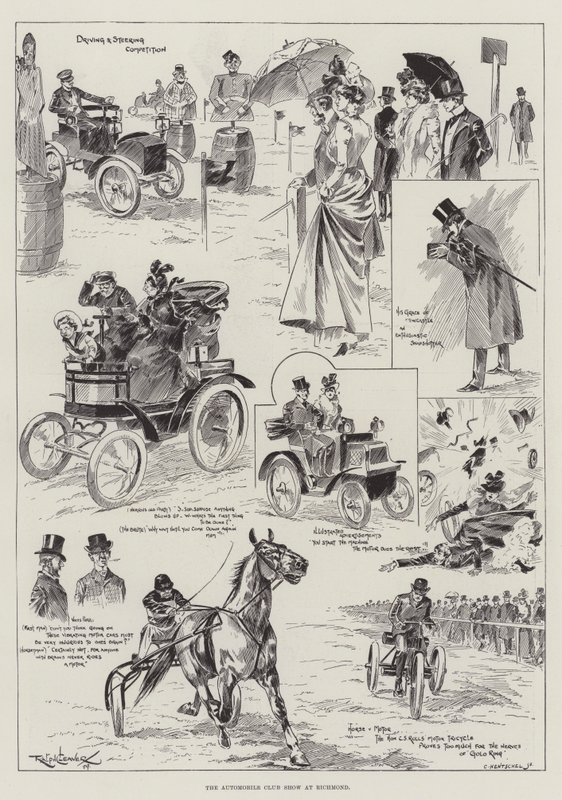 The Automobile Club Show at Richmond  by Ralph Cleaver