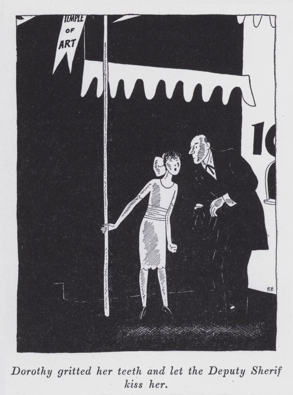 Anita Loos (lito) tarafından "Ama Beyler Esmerlerle Evlenir" için illüstrasyon by Ralph Barton