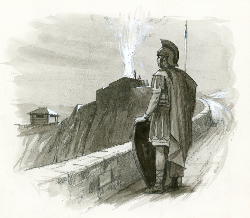 Bir Roma işaret ateşi by Ralph Bruce