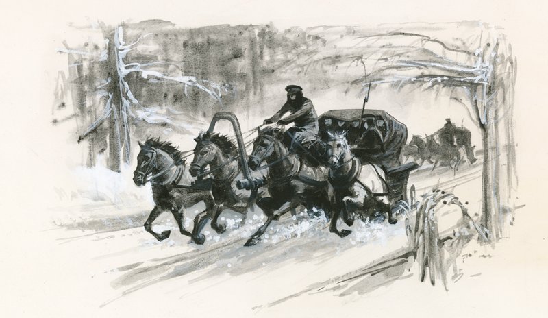Dostoyevski ve mahkum arkadaşları Sibirya