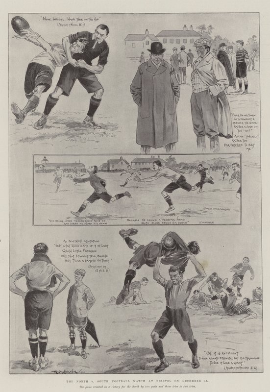 Kuzey - Güney Futbol Maçı, 15 Aralık'ta Bristol'de by Ralph Cleaver
