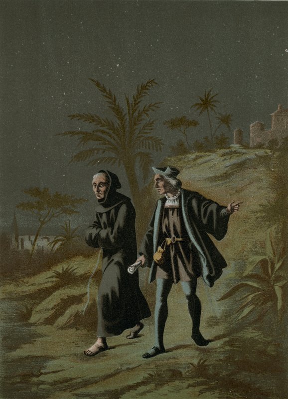 Columbus, La Rabida Başrahibesi ile Palos