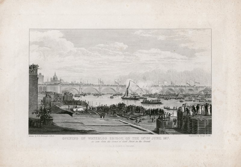 Waterloo Köprüsü, Londra, 18 Haziran 1817