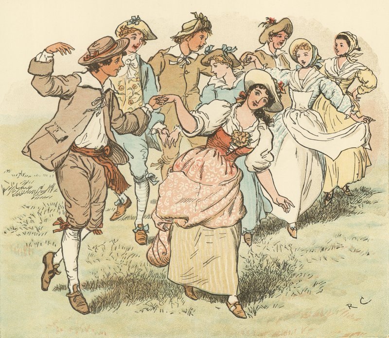 The Dick Holly Tree eftir Charles Dickens by Randolph Caldecott