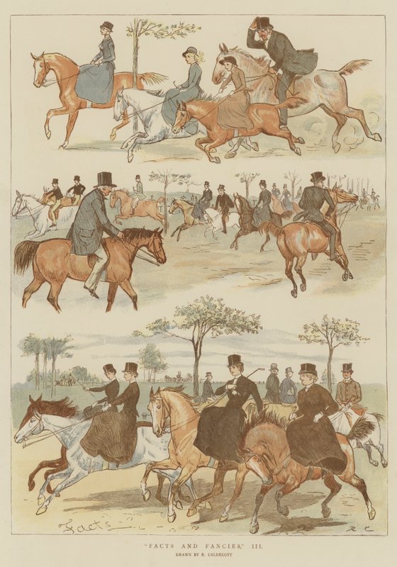 Gerçekler ve Fantaziler, III (chromolitho) by Randolph Caldecott