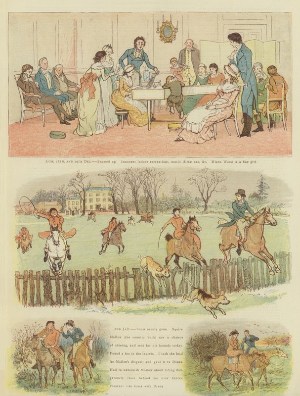 ಶ್ರೀ ಕಾರ್ಲಿಯಾನ್ಸ್ ಕ್ರಿಸ್ಮಸ್ (ಕ್ರೋಮೋಲಿಥೋ) ಟರ್ಕ್ by Randolph Caldecott