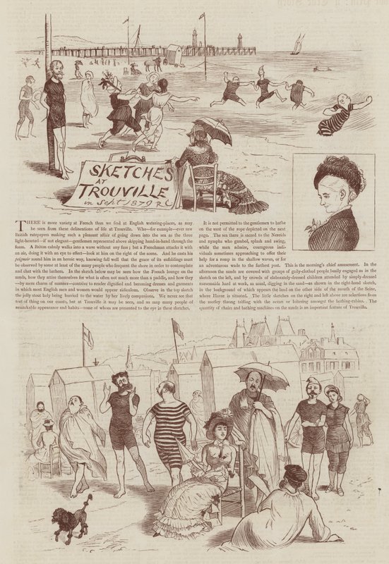 Trouville'deki eskizler by Randolph Caldecott