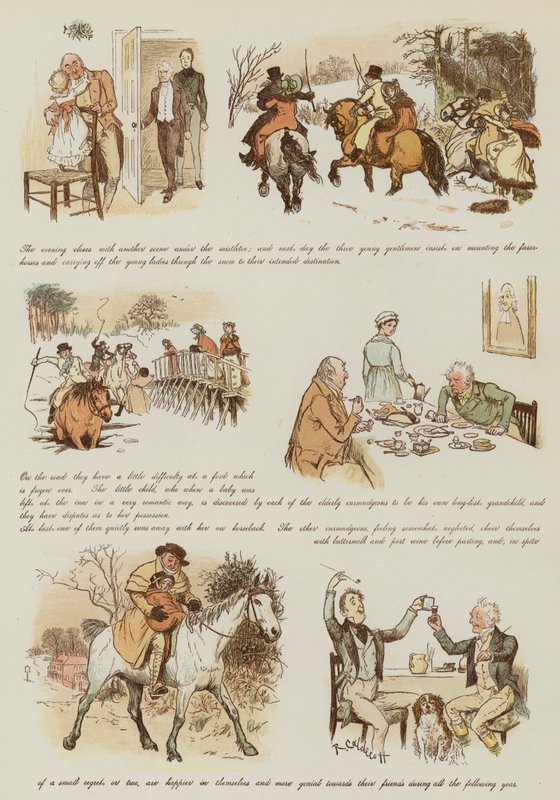Kıvırcıkların Noeli by Randolph Caldecott