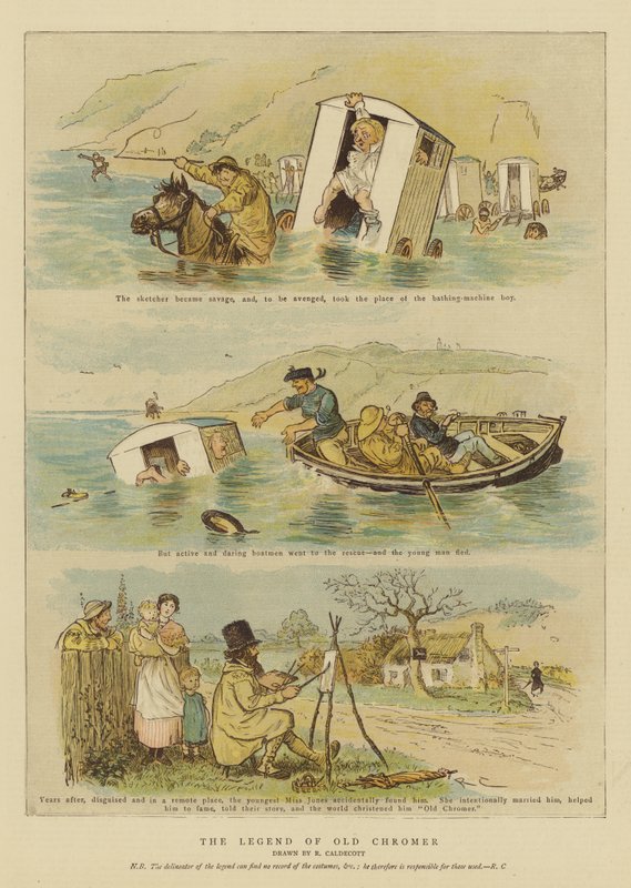 Eski Chromer Efsanesi (chromolitho) by Randolph Caldecott