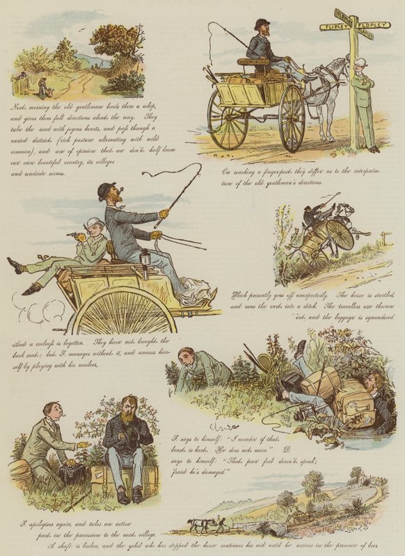 Bir Köpek Arabasının Garip Maceraları by Randolph Caldecott