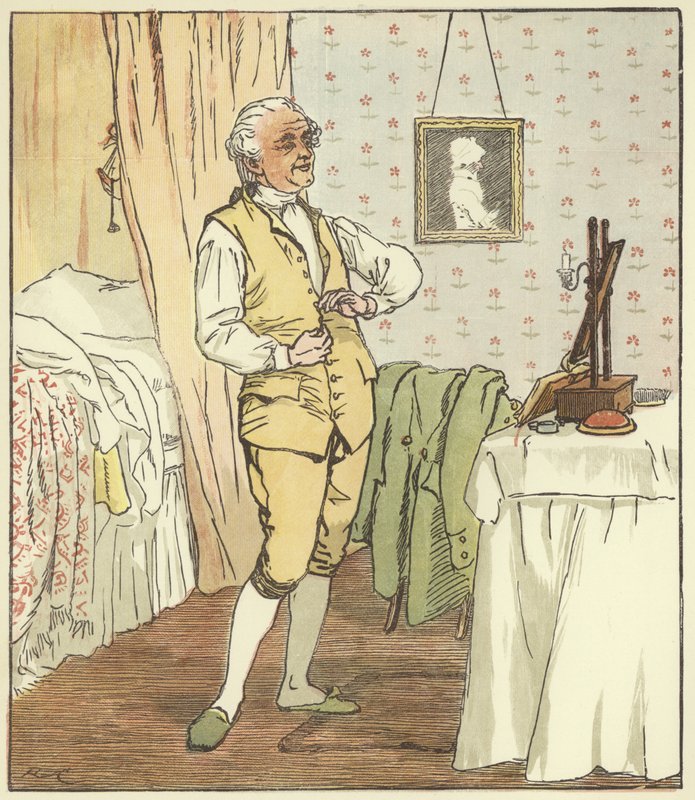 Kuduz Bir Köpeğin Ölümü Üzerine Bir Ağıt by Randolph Caldecott