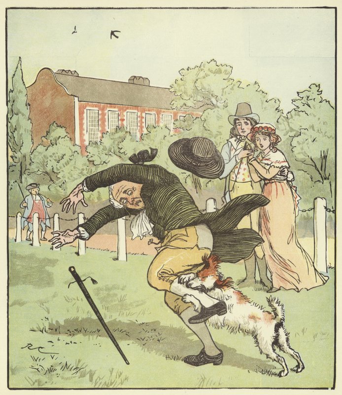 Kuduz Bir Köpeğin Ölümü Üzerine Bir Ağıt by Randolph Caldecott