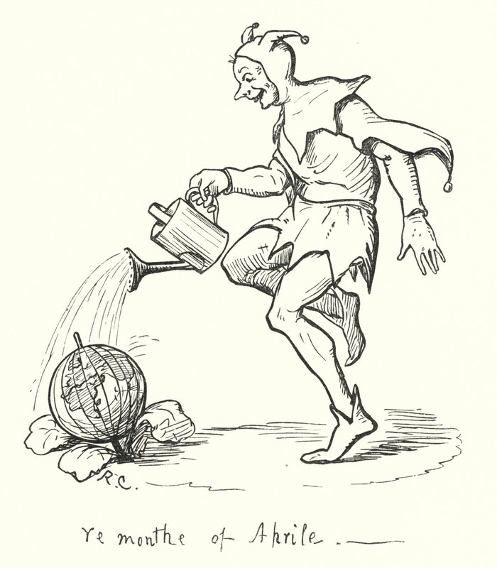Nisan ayı (gravür) by Randolph Caldecott