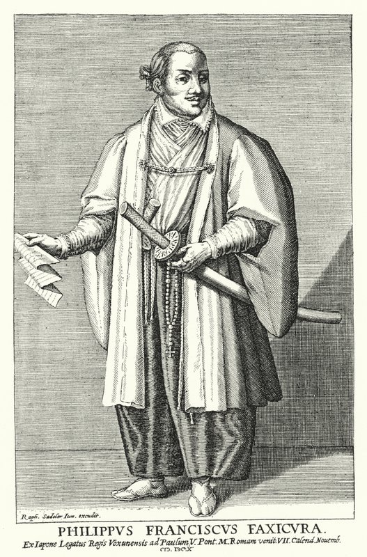 Hasekura Tsunenaga, Japonya