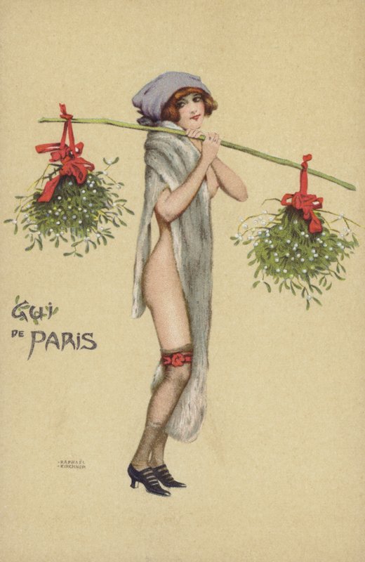 Mistletoe from Paris  by Raphael Kirchner