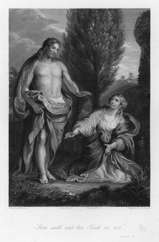 "Bana dokunma" John XX by after Raphael