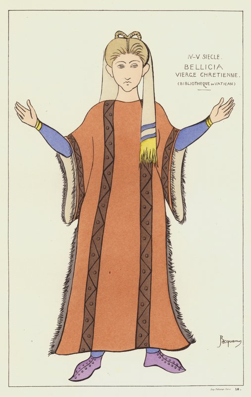 Bellicia, Hristiyan bakire by Raphael Jacquemin