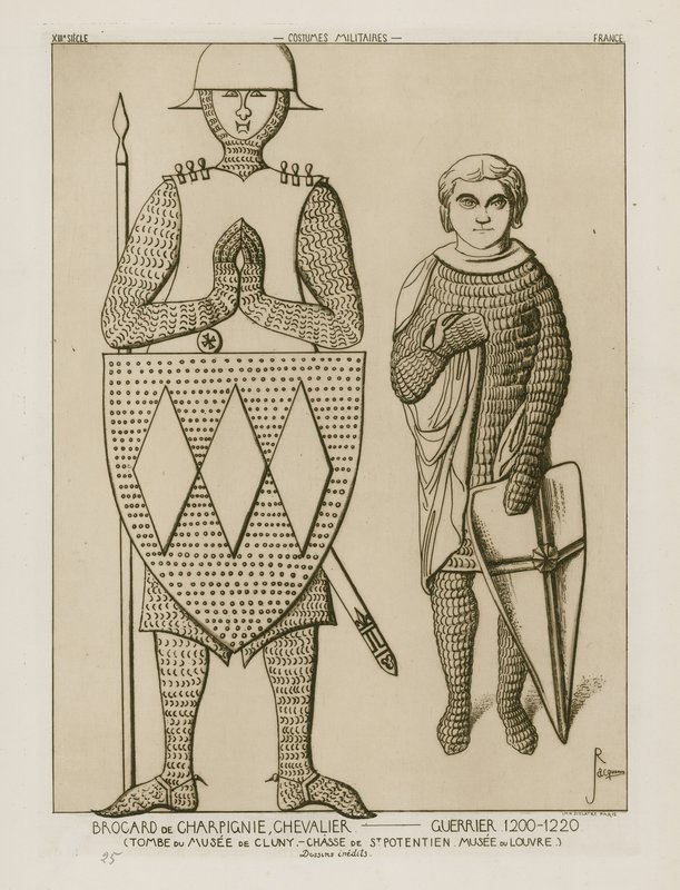 Brocard of Charpignie, knight - soldier, 1200-1220  by Raphael Jacquemin