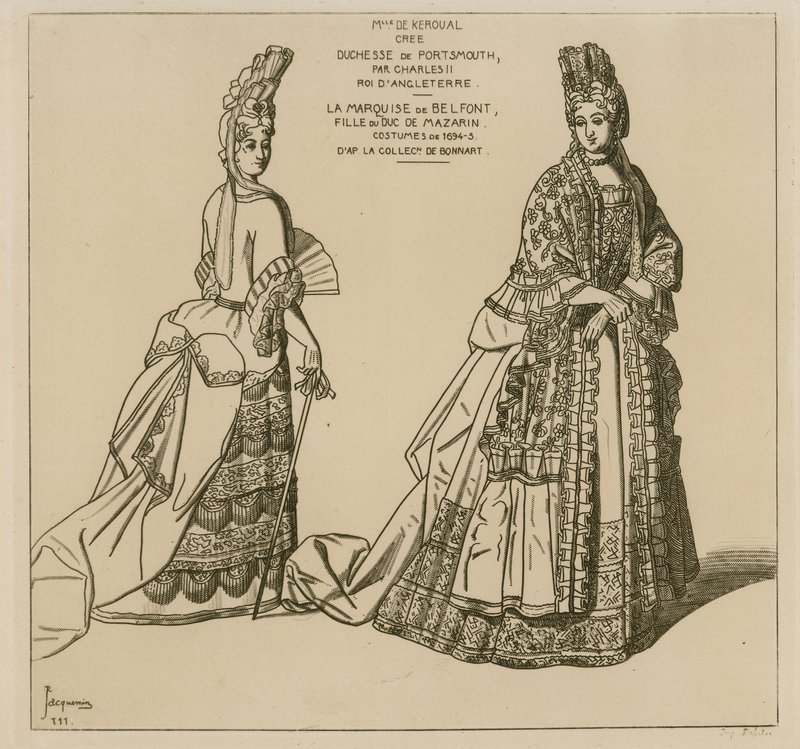 1694-5 arası kostümler by Raphael Jacquemin