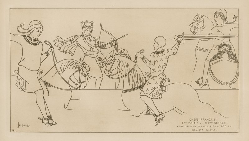 Fransız liderler, 11. yüzyılın ikinci yarısı by Raphael Jacquemin