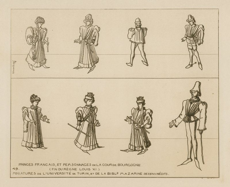 French princes and characters of the Burgundian court  by Raphael Jacquemin